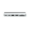 Хаб двойной Satechi Dual USB-C Hub For Surface Pro 9 серебристый (ST-HSP9P)