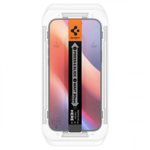 Защитное стекло Spigen Glass.tR EZ Fit для Iphone 16 Pro антишпион 2 шт. (AGL07929)