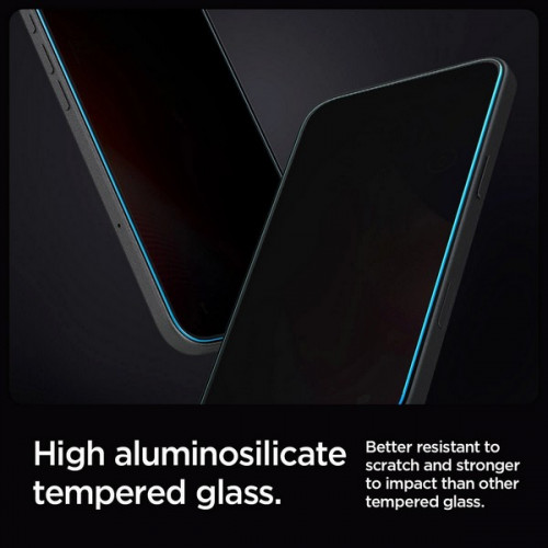 Защитное стекло Spigen Glass.tR EZ Fit для Iphone 16 Pro антишпион 2 шт. (AGL07929)