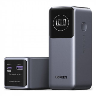 Внешний аккумулятор Ugreen PB724 Power Bank 12000mAh Quick Charging 100W (35526B) серый