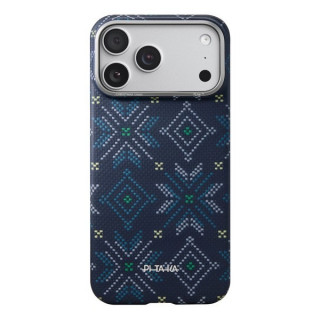 Чехол Pitaka Threads of Winter (Ultra-Slim) Case для iPhone 17 Pro Max 6.9" (CP1701BPM) Navy
