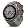 Garmin Fenix 9 Pro 47 мм Solar inReach Titanium with Pebble Gray/Silver Gray Silicone Band (010-04338-00)