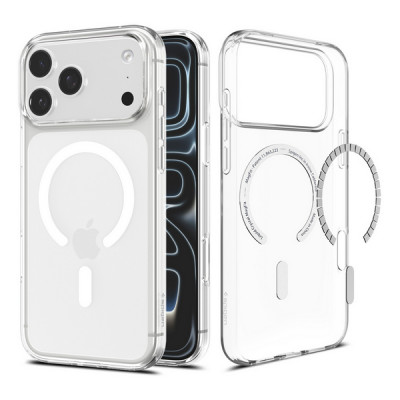 Чехол Spigen Liquid Crystal MagFit для iPhone 18 Pro / 17 Pro (ACS12180) Clear White