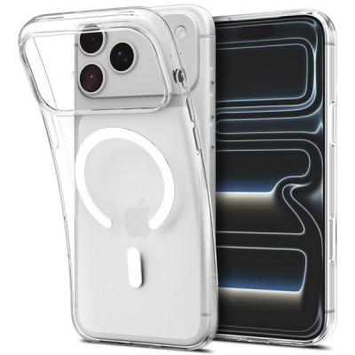 Чехол Spigen Liquid Crystal MagFit для iPhone 18 Pro / 17 Pro (ACS12180) Clear White