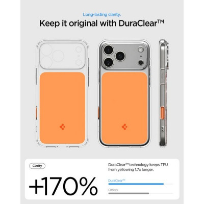 Чехол Spigen Ultra Hybrid T (MagFit) для iPhone 17 Pro (ACS10477/ACS10471) Orange