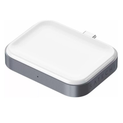 Беспроводная зарядка Satechi (ST-TCWCDM) USB-C Wireless Charging Dock для AirPods, серый космос