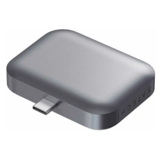 Беспроводная зарядка Satechi (ST-TCWCDM) USB-C Wireless Charging Dock для AirPods, серый космос
