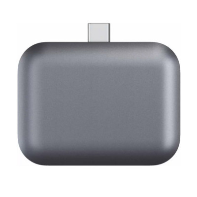 Беспроводная зарядка Satechi (ST-TCWCDM) USB-C Wireless Charging Dock для AirPods, серый космос