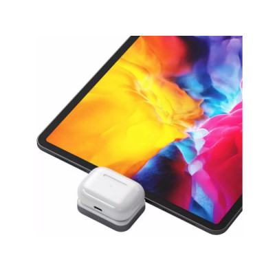 Беспроводная зарядка Satechi (ST-TCWCDM) USB-C Wireless Charging Dock для AirPods, серый космос