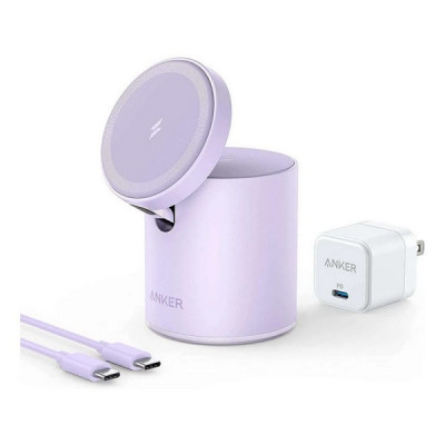 Беспроводное зарядное устройство Anker 623 Magnetic Wireless Charger (B25682V1) Violet