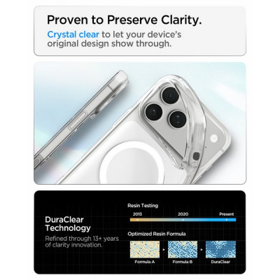 Чехол Spigen Liquid Crystal MagFit для iPhone 18 Pro Max / 17 Pro Max (ACS12143) Clear White