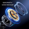 Автомобильный магнитный держатель для телефона Ugreen LP845 Air Vent Magnetic Car Phone Mount (65764) серый