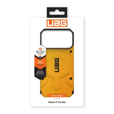 Чехол UAG Pathfinder для iPhone 17 Pro Max 6.9" (114549118282) желтый (Heritage Yellow)