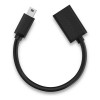 Переходник Ugreen US249 Mini USB 5Pin Male - USB 2.0 A Female OTG Cable 10 см (10383) черный