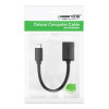 Переходник Ugreen US249 Mini USB 5Pin Male - USB 2.0 A Female OTG Cable 10 см (10383) черный