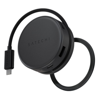 Адаптер Satechi OnTheGo 7-in-1 Multiport Adapter (ST-POTG7C) Space Black