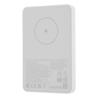 Внешний аккумулятор Xiaomi Magnetic Power Bank 5000 mAh (BHR9303GL) белый