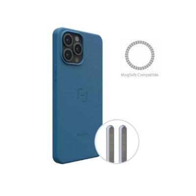 Чехол MagBak для iPhone 13 Pro (6,1 дюйма) + 2 MagSticks, MagSafe, синий