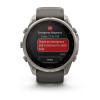 Garmin Fenix 9 Pro 51 мм Solar inReach Titanium with Pebble Gray/Silver Gray Silicone Band (010-04339-00)