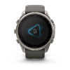 Garmin Fenix 9 Pro 51 мм Solar inReach Titanium with Pebble Gray/Silver Gray Silicone Band (010-04339-00)
