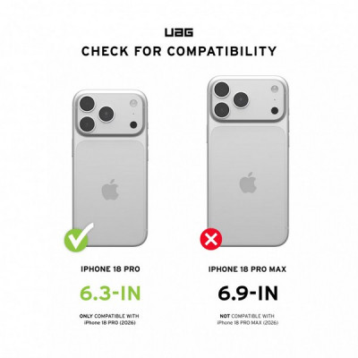 Чехол UAG Monarch Pro MagFit для iPhone 18 Pro/17 Pro 6.3" (114569113940) Kevlar Black