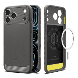 Чехол Spigen Rugged Armor MagFit для iPhone 18 Pro / 17 Pro (ACS12148) Grey