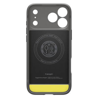Чехол Spigen Rugged Armor MagFit для iPhone 18 Pro / 17 Pro (ACS12148) Grey