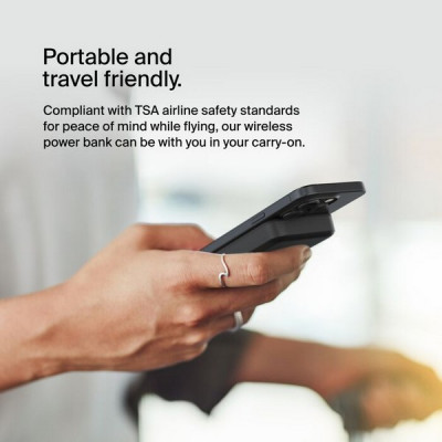 Внешний аккумулятор Belkin BoostCharge Pro Magnetic Power Bank 8000mAh (BPD007btBK) Black