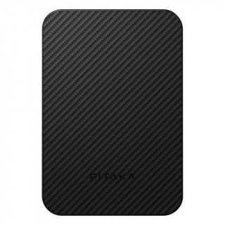 Внешний аккумулятор Pitaka Aramid Fiber Magnetic Power Bank Qi2 5000mAh 15W (PBQ2401) Black/Grey
