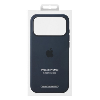 Чехол Apple Silicone Case для iPhone 17 Pro Max с MagSafe (MGFP4) Midnight