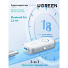 Bluetooth адаптер Ugreen CM872 Bluetooth 5.4 Audio Receiver/Transmitter (45812) белый