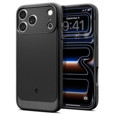 Чехол Spigen Rugged Armor MagFit для iPhone 18 Pro / 17 Pro (ACS12147) Matte Black