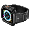 Чехол с ремешком Spigen Rugged Armor Pro для Apple Watch Ultra 49 мм, (ACS05460) черный