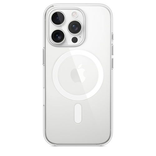 Чехол Apple iPhone 16 Pro Clear Case with MagSafe (MA7E4) Прозрачный