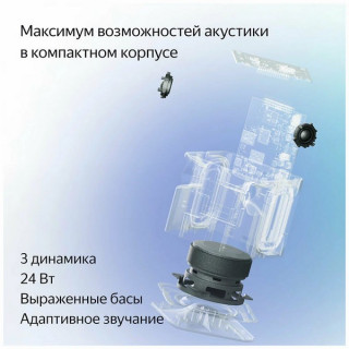 Умная колонка Яндекс Станция Миди с Алисой с Zigbee (YNDX-00054ORG) оранжевый