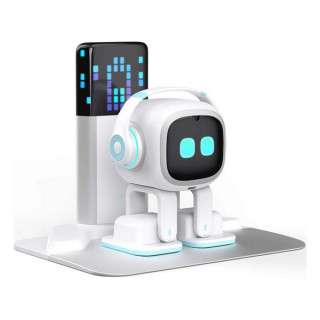 Умный робот EMO Go Home AI Desktop Pet Robot + беспроводная станция GO HOME (White)