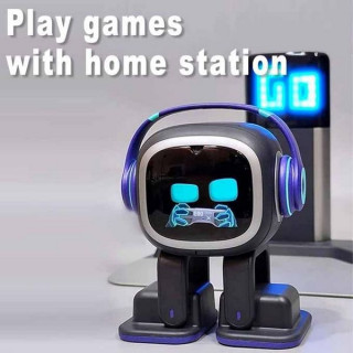 Умный робот EMO Go Home AI Desktop Pet Robot + беспроводная станция GO HOME (White)
