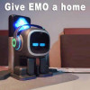 Умный робот EMO Go Home AI Desktop Pet Robot + беспроводная станция GO HOME (White)