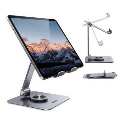Подставка складная Ugreen LP894 Swivel & Foldable Multi-Angle Tablet Stand (45860) серый космос