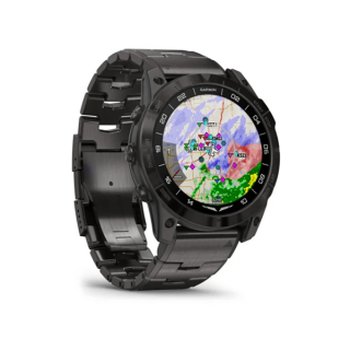 Умные часы Garmin D2 Mach 1 Pro Aviator Smartwatch/Vented Titanium 51 мм 010-02804-80/010-02804-81