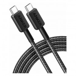 Кабель Anker USB-C to USB-C 1.8 м 240W Nylon (A81D6H11) Black