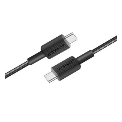 Кабель Anker USB-C to USB-C 1.8 м 240W Nylon (A81D6H11) Black