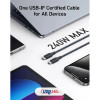 Кабель Anker USB-C to USB-C 1.8 м 240W Nylon (A81D6H11) Black