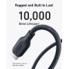Кабель Anker USB-C to USB-C 1.8 м 240W Nylon (A81D6H11) Black