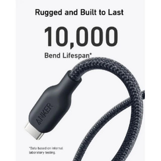 Кабель Anker USB-C to USB-C 1.8 м 240W Nylon (A81D6H11) Black