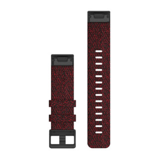 Ремешок нейлоновый Garmin QuickFit 22 мм Nylon (010-12863-06) Heathered Red