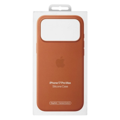 Чехол Apple Silicone Case для iPhone 17 Pro Max с MagSafe (MGFQ4) Terra Cotta