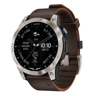 Умные часы Garmin D2 Mach 1 Brown Oxford Leather Strap (010-02582-55)
