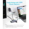 Хаб Anker USB-C Hub 7-in-1 Dual Display (A8374AA1) Gray