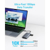 Хаб Anker USB-C Hub 7-in-1 Dual Display (A8374AA1) Gray